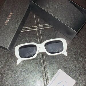 White prada sunglasses